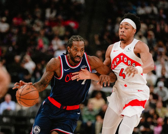 伦纳德带伤率队大胜猛龙 保住西部第八席位