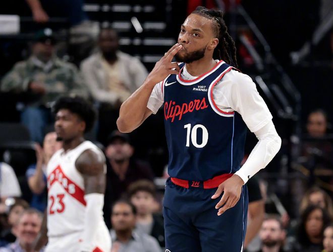 伦纳德带伤率队大胜猛龙 保住西部第八席位