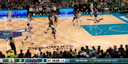 凯尔特人客场大胜黄蜂锁定季后赛席位 队史首现