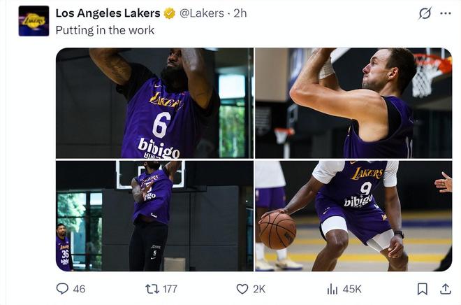 勒布朗-詹姆斯未来选择引热议 湖人备战火箭挑战